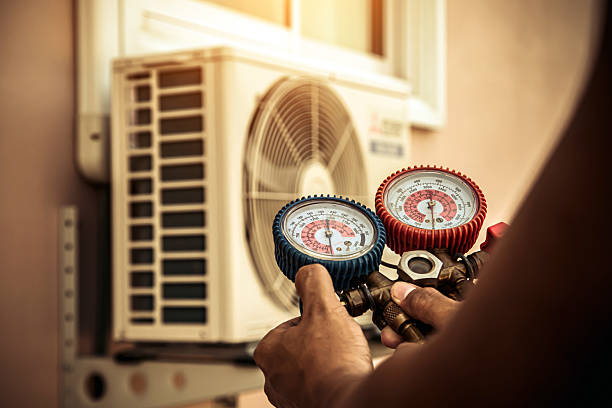Professional Hvac technician working in Mount Eden, KY
